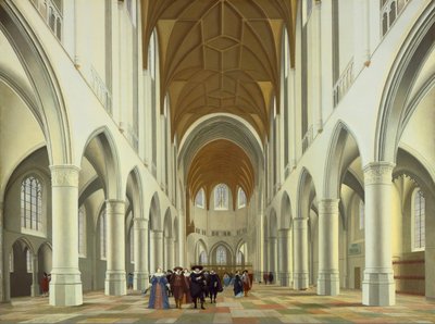 Interior of Saint Bavo, Haarlem by Pieter Janszoon Saenredam